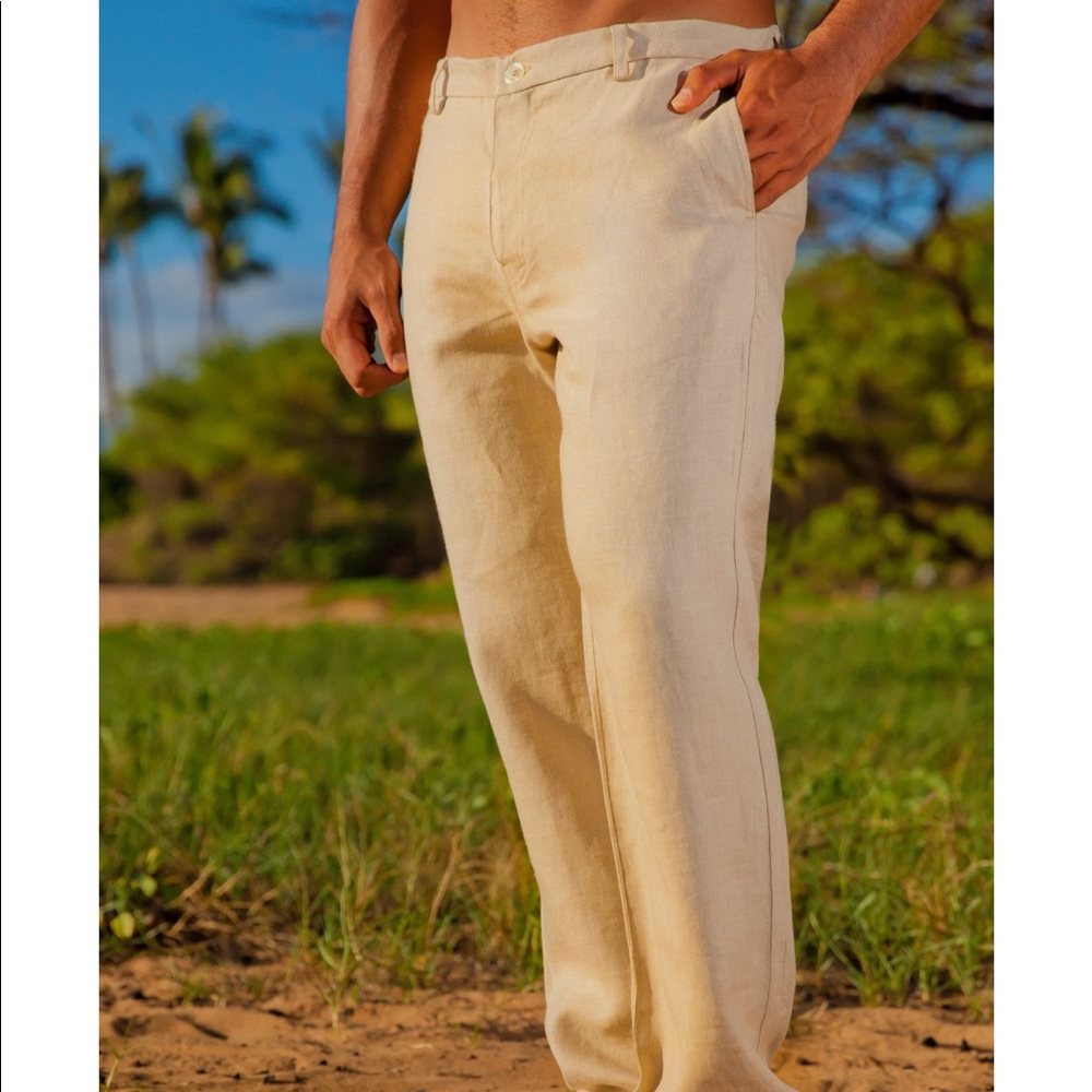 Brand New Men’s Linen Dress Pant - Island Importer - Wedding Party Pant
